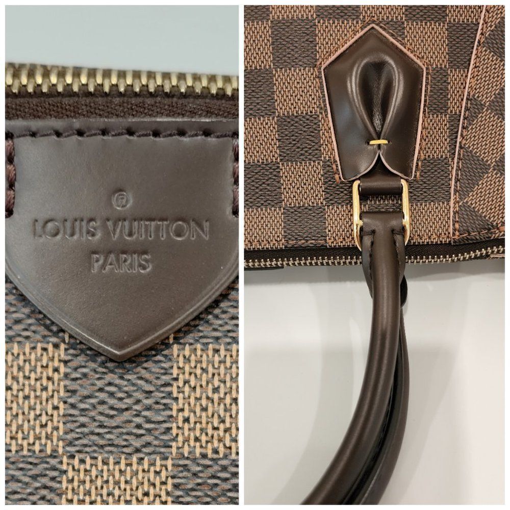 Louis Vuitton Caissa PM Damier Ebene Canvas Tote | Like New Condition - Picture 8 of 11